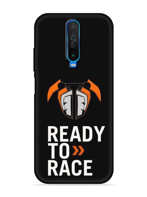 Ready To Race Embossed Soft Silicone Case for Poco X2 Zapvi