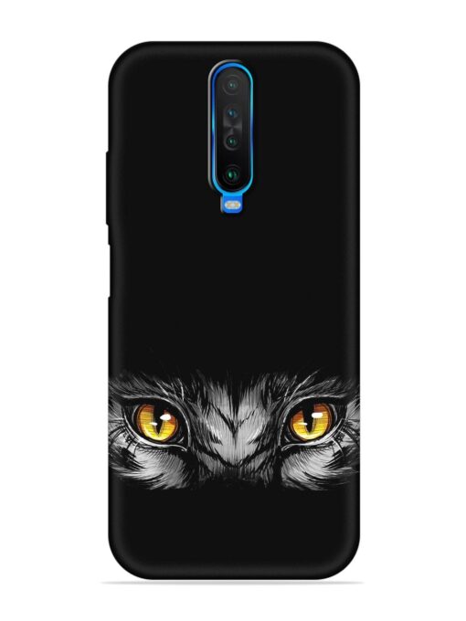 Scary Eye Embossed Soft Silicone Case for Poco X2 Zapvi