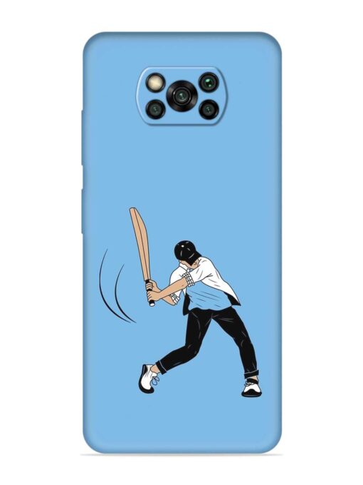 Cricket Gully Boy Embossed Soft Silicone Case for Poco X3 Zapvi