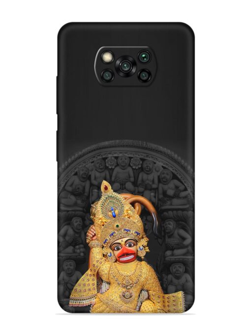 Indian Gold Hanuman Embossed Soft Silicone Case for Poco X3 Zapvi