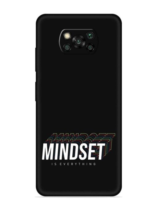 Mindset Everything Slogan Embossed Soft Silicone Case for Poco X3