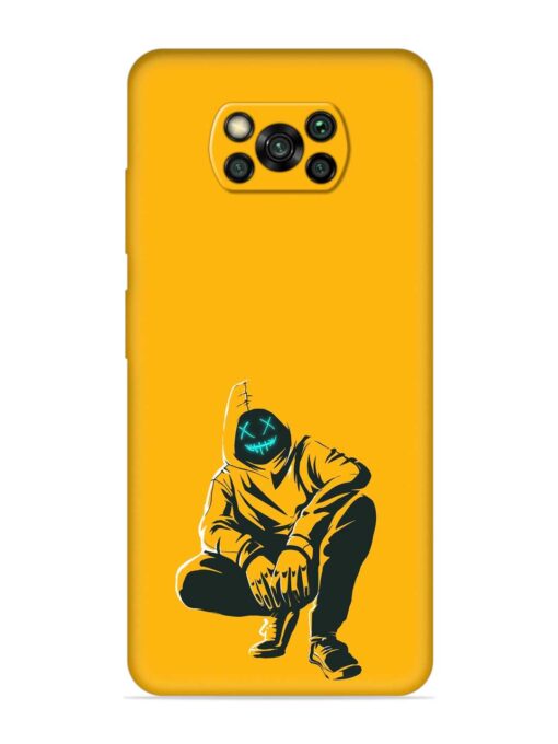 Xo Xo Swag Embossed Soft Silicone Case for Poco X3 Zapvi