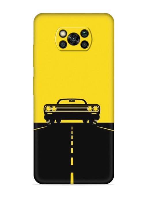 Classic Car Embossed Soft Silicone Case for Poco X3 Zapvi