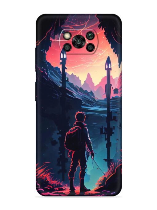 Cgs Artwork Embossed Soft Silicone Case for Poco X3 Pro