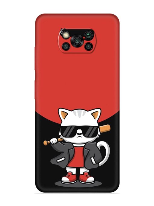 Cool Little Bear Cartoon Embossed Soft Silicone Case for Poco X3 Pro Zapvi