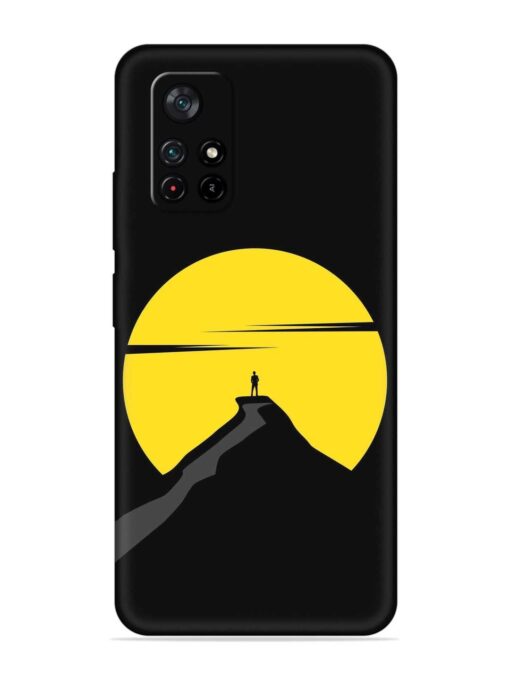 Black Ultra Vector Embossed Soft Silicone Case for Poco X4 Pro (5G) Zapvi