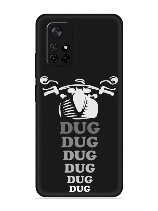 Dug Dug Dug Embossed Soft Silicone Case for Poco X4 Pro (5G) Zapvi