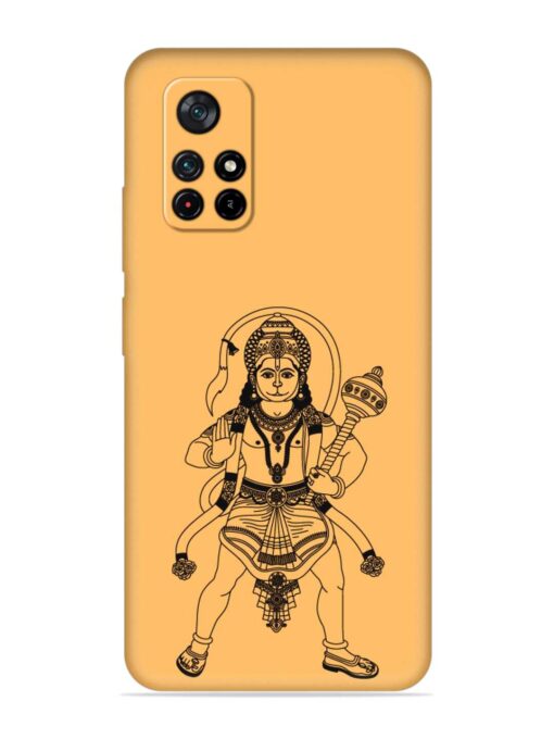 Indian God Hanuman Embossed Soft Silicone Case for Poco X4 Pro (5G) Zapvi