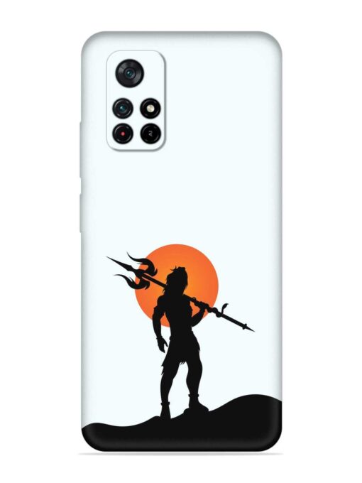 Lord Mahadev Trendy Embossed Soft Silicone Case for Poco X4 Pro (5G) Zapvi