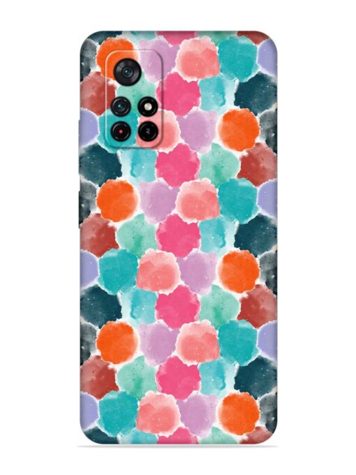 Colorful Seamless Pattern Embossed Soft Silicone Case for Poco X4 Pro (5G) Zapvi