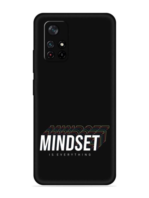 Mindset Everything Slogan Embossed Soft Silicone Case for Poco X4 Pro (5G) Zapvi