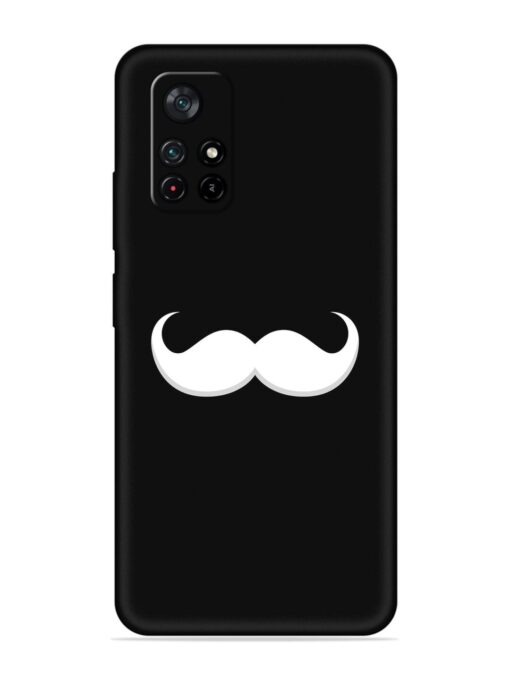 Mustache Vector Embossed Soft Silicone Case for Poco X4 Pro (5G) Zapvi