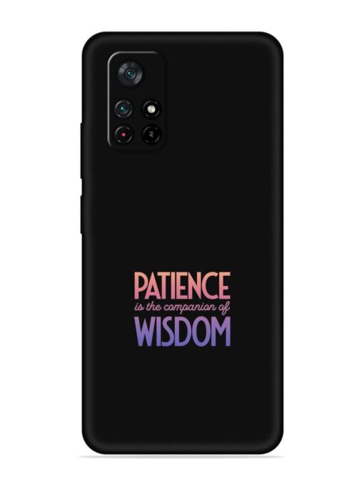 Patience Is The Embossed Soft Silicone Case for Poco X4 Pro (5G) Zapvi