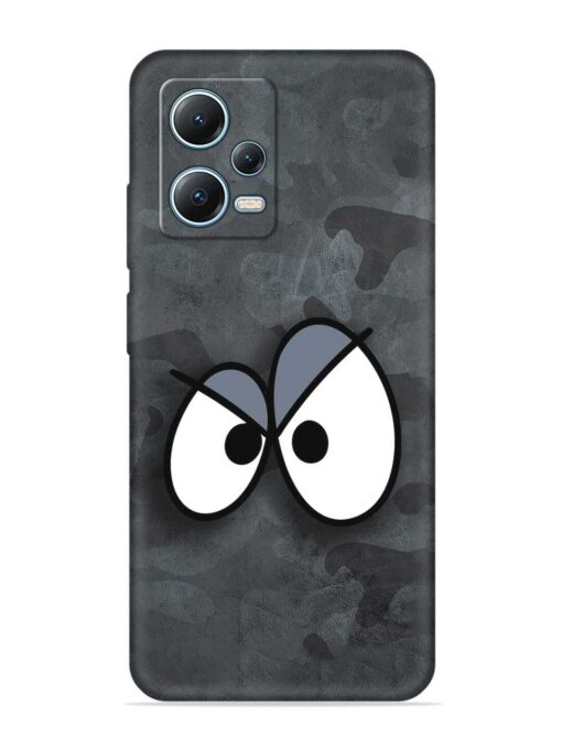 Big Eyes Night Mode Embossed Soft Silicone Case for Poco X5 (5G) Zapvi