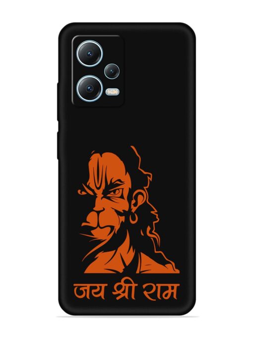 Angry Hanuman Embossed Soft Silicone Case for Poco X5 (5G) Zapvi