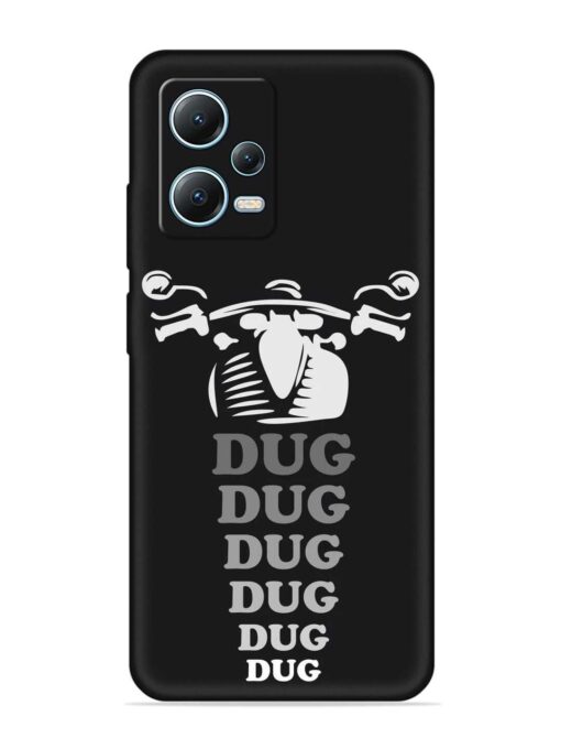 Dug Dug Dug Embossed Soft Silicone Case for Poco X5 (5G) Zapvi