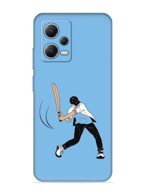 Cricket Gully Boy Embossed Soft Silicone Case for Poco X5 (5G)