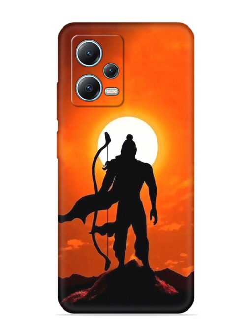 Shree Ram Embossed Soft Silicone Case for Poco X5 (5G) Zapvi