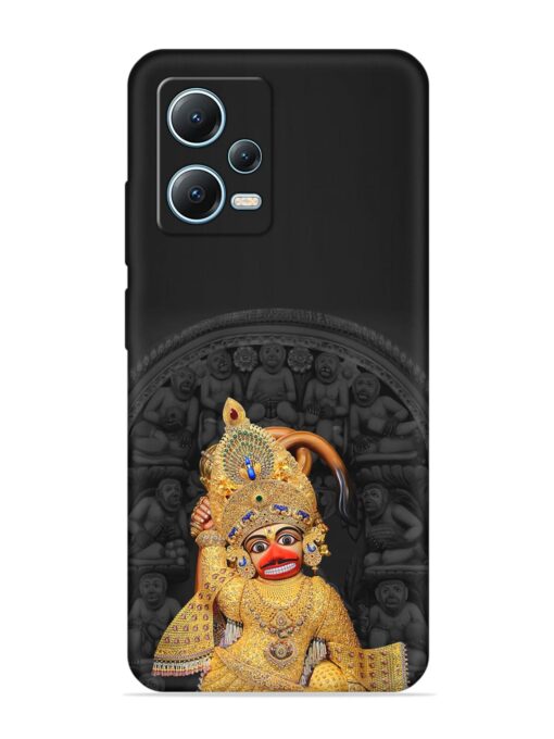 Indian Gold Hanuman Embossed Soft Silicone Case for Poco X5 (5G)