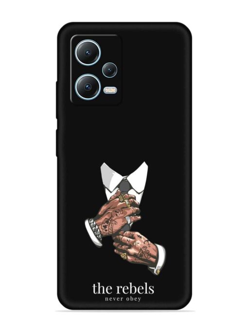 Rebels Slogan Man Embossed Soft Silicone Case for Poco X5 (5G) Zapvi