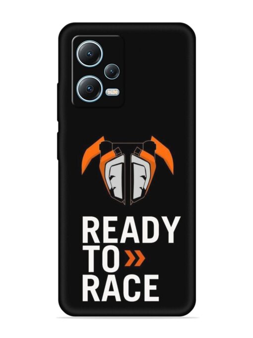 Ready To Race Embossed Soft Silicone Case for Poco X5 (5G) Zapvi