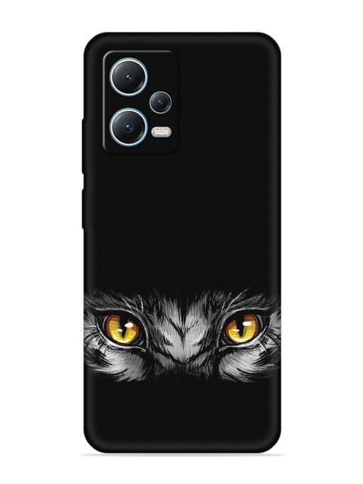 Scary Eye Embossed Soft Silicone Case for Poco X5 (5G) Zapvi