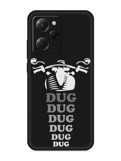 Dug Dug Dug Embossed Soft Silicone Case for Poco X5 Pro (5G) Zapvi