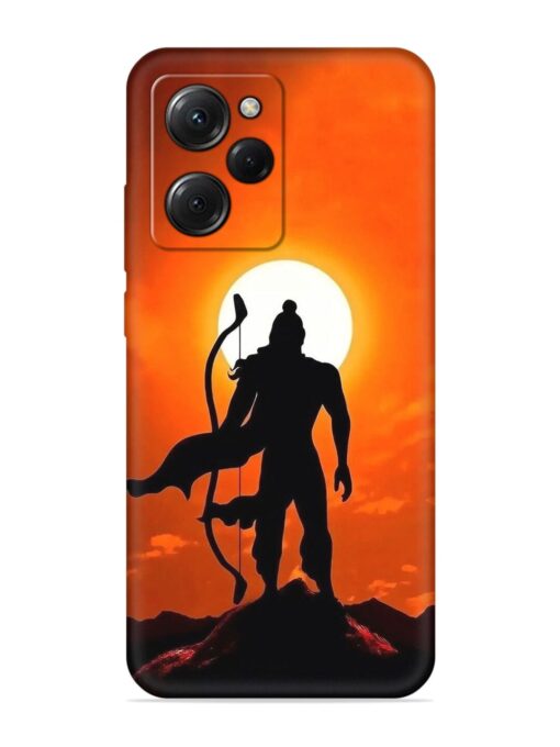 Shree Ram Embossed Soft Silicone Case for Poco X5 Pro (5G) Zapvi