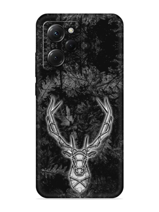 Ancient Deer Embossed Soft Silicone Case for Poco X5 Pro (5G) Zapvi