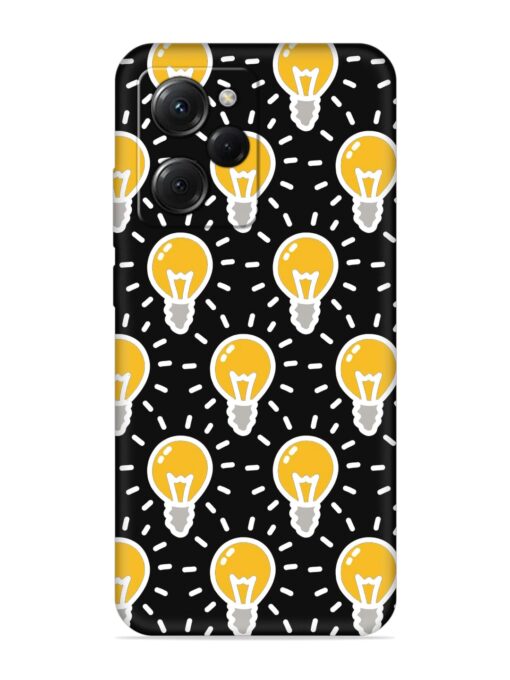 Light Bulb Seamless Embossed Soft Silicone Case for Poco X5 Pro (5G) Zapvi