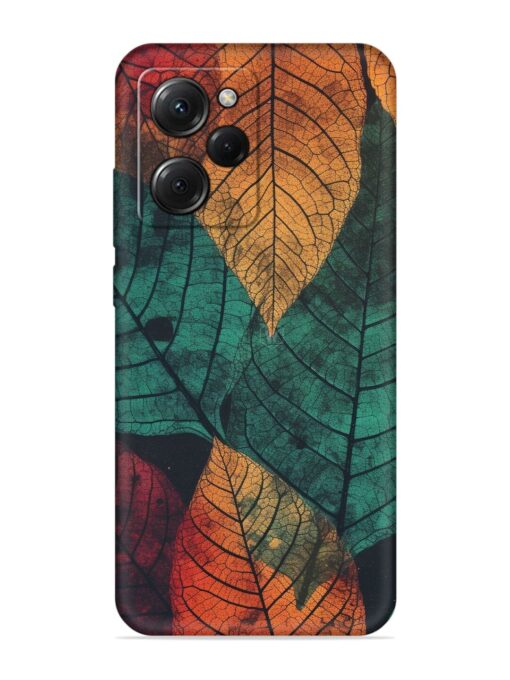 Leaves Artwork Embossed Soft Silicone Case for Poco X5 Pro (5G) Zapvi