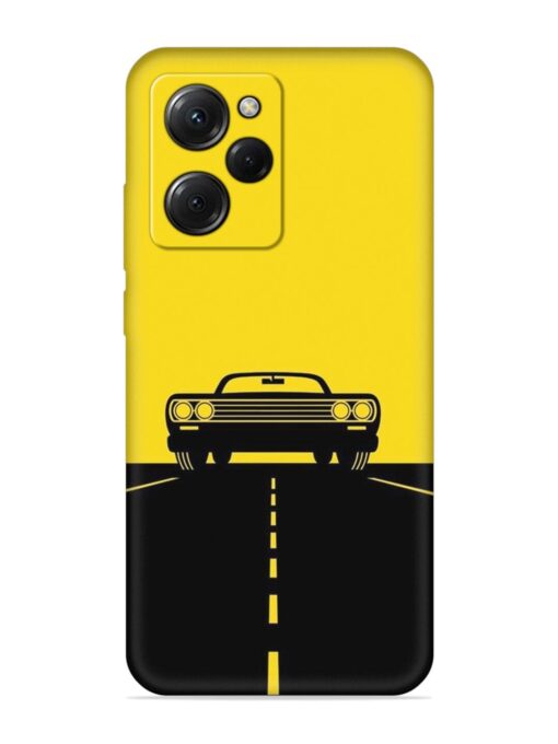 Classic Car Embossed Soft Silicone Case for Poco X5 Pro (5G) Zapvi