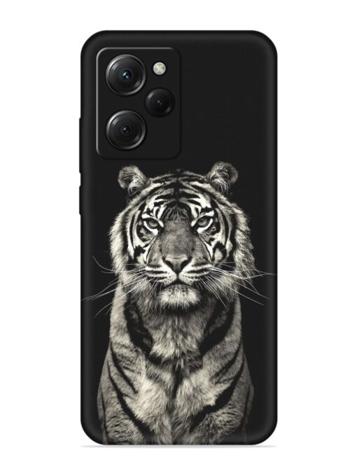 Tiger Art Embossed Soft Silicone Case for Poco X5 Pro (5G) Zapvi