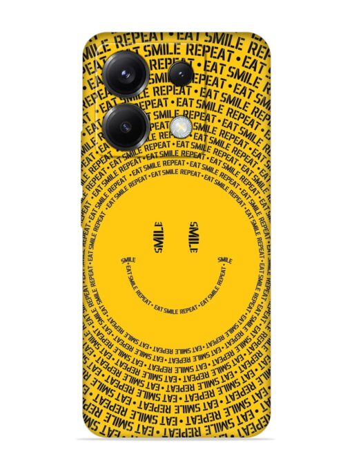 Smiley Embossed Soft Silicone Case for Poco X6 (5G) Zapvi