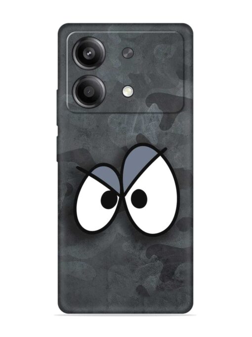 Big Eyes Night Mode Embossed Soft Silicone Case for Poco X6 Neo (5G) Zapvi