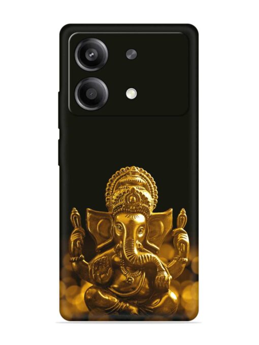 Lord Ganesha Indian Festival Embossed Soft Silicone Case for Poco X6 Neo (5G) Zapvi