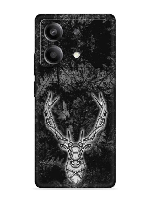 Ancient Deer Embossed Soft Silicone Case for Poco X6 Neo (5G) Zapvi