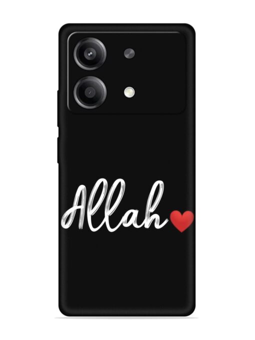 Allah Embossed Soft Silicone Case for Poco X6 Neo (5G) Zapvi