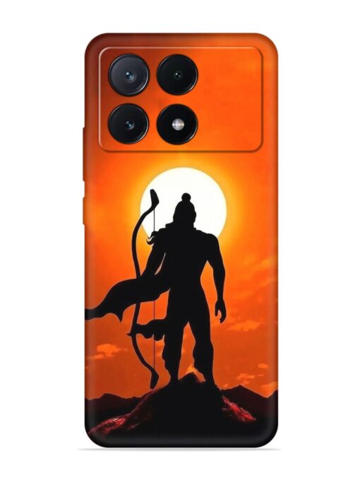 Shree Ram Embossed Soft Silicone Case for Poco X6 Pro (5G) Zapvi