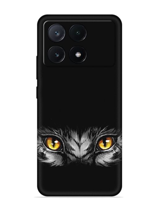 Scary Eye Embossed Soft Silicone Case for Poco X6 Pro (5G) Zapvi