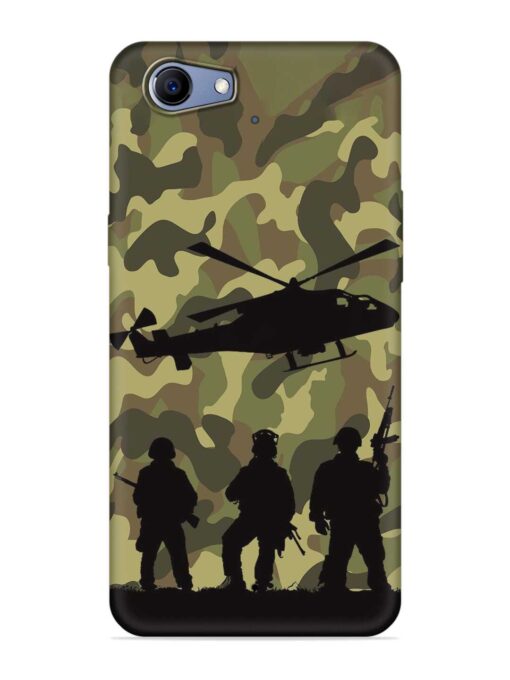 Army Heros Embossed Soft Silicone Case for Realme 1 Zapvi