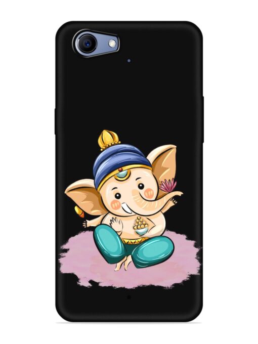 Bal Ganesh Vector Art Embossed Soft Silicone Case for Realme 1