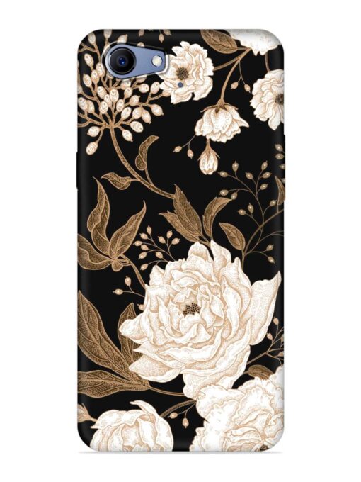 Peonies Roses Floral Embossed Soft Silicone Case for Realme 1 Zapvi