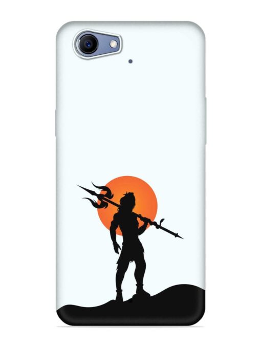 Lord Mahadev Trendy Embossed Soft Silicone Case for Realme 1