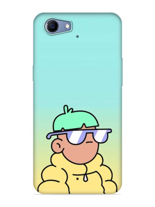 Doodles Cool Character Embossed Soft Silicone Case for Realme 1