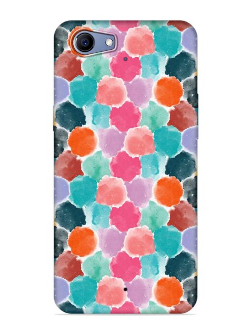 Colorful Seamless Pattern Embossed Soft Silicone Case for Realme 1