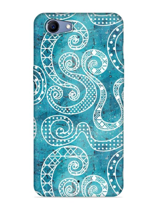 Vintage Curved Seamless Embossed Soft Silicone Case for Realme 1