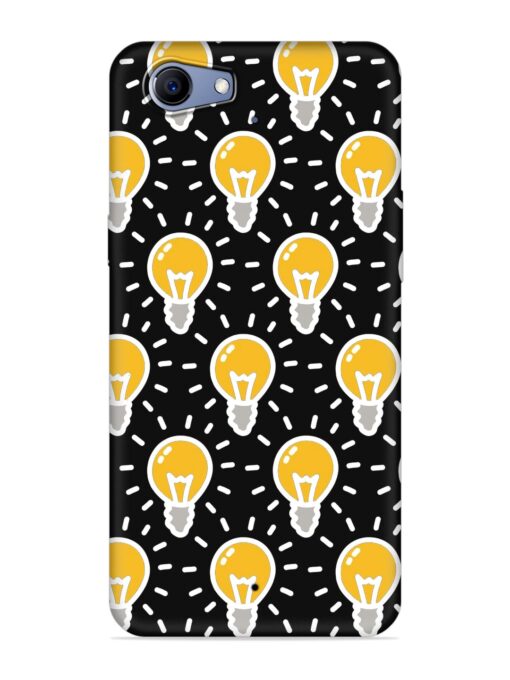 Light Bulb Seamless Embossed Soft Silicone Case for Realme 1