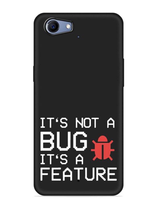 Not Bug Feature Embossed Soft Silicone Case for Realme 1