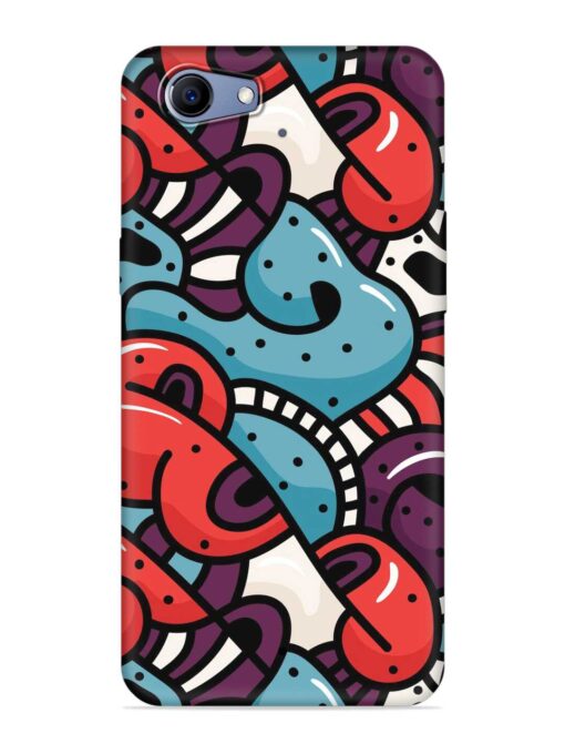 Seamless Backdrop Colorful Embossed Soft Silicone Case for Realme 1